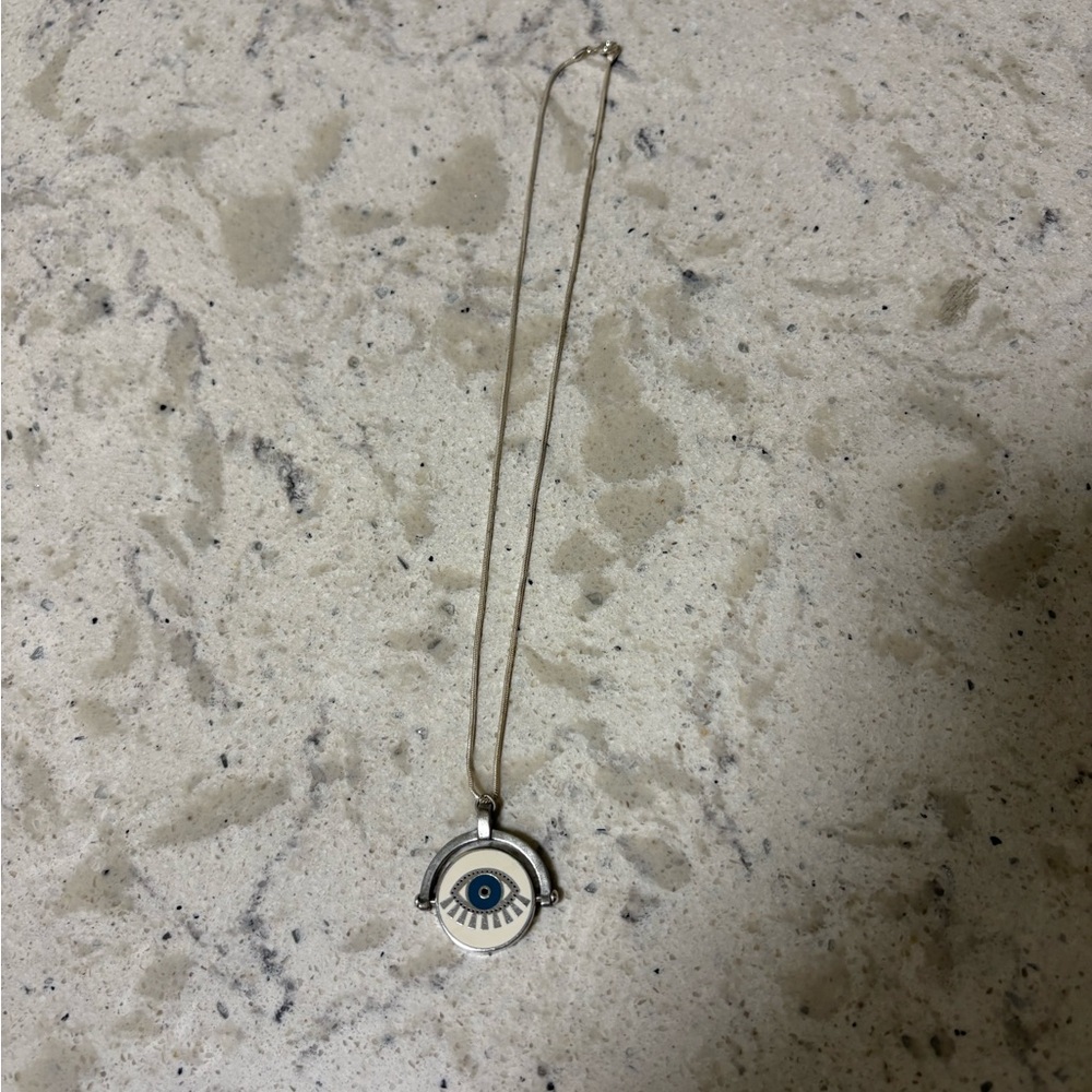 🌻SOLD🌻 Alex and Ani Silver Evil Eye Necklace
